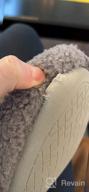 img 1 attached to Fuzzy Winter Slippers For Women - Parlovable Memory Foam Sherpa Booties With Faux Wool Fleece Lining For Indoor Bedroom Comfort review by Leo Puente