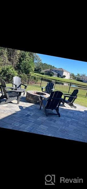 img 1 attached to Relax In Style With The SERWALL Oversized Folding Adirondack Chair - Perfect For Your Outdoor Living Space! review by Shawna Adams