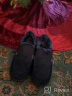img 1 attached to Comfortable And Versatile LongBay Memory Foam Moccasin Slippers For Men - Ideal For Indoor And Outdoor Wear review by Devon Dober