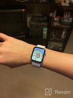 img 1 attached to Apple Watch Series SE Gen 2 44mm Aluminium Case, silver/white Sport Band review by Vn Ti Dng ᠌