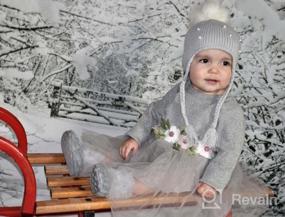 img 4 attached to Stay Cozy All Winter With Mornbaby'S Infant Pom Pom Beanie