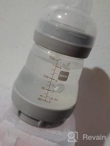 img 6 attached to Детская бутылочка MAM Easy Start Anti Colic 5 унций, легкое переключение между грудью и бутылочкой, уменьшает количество пузырьков воздуха и колики, 2 упаковки, новорожденный, матовая/мальчик