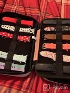 img 1 attached to Organize Your Collection With PACMAXI'S 36 Watch Band Storage Case - Compatible With Most Sizes, Perfect For All Your Accessory Needs! review by John Maynard