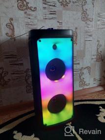 img 7 attached to 🔊 Powerful Super Bass CLM 8215 Speaker: Karaoke with Bluetooth, USB, TWS & More - 40Wt, 6000mAh
