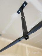 img 1 attached to StoreYourBoard 2 Kayak Ceiling Storage Rack, Adjustable Mount, Holds 2 Kayaks Or Canoes, Overhead Garage Hanger review by Julio Montano