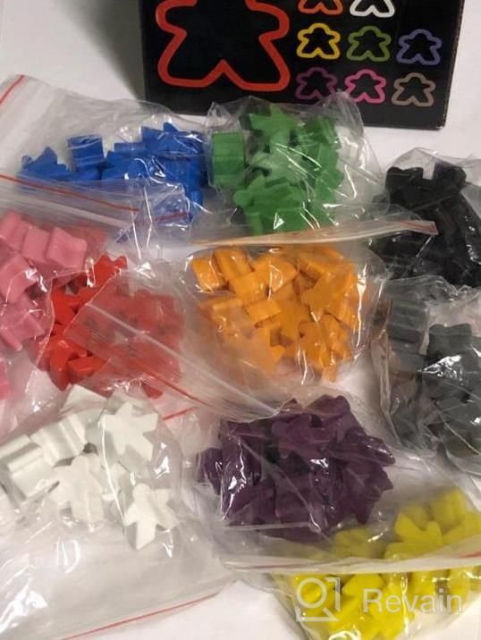 img 1 attached to Upgrade Your Board Game With 100 Colorful 16Mm Plastic Meeples - Strategy Game Expansion Set review by Tracy Knight
