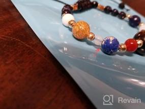 img 5 attached to Explore The Universe In Style: Fesciory Women'S Solar System Bracelet With Natural Stone Beads - Perfect Gifts For Girls
