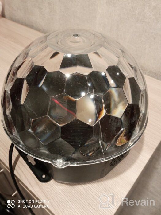 img 2 attached to LED disco ball, 9 lighting modes, with speaker and bluetooth, for disco review by Edyta Tomaszewicz (G ᠌