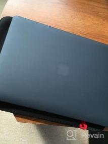 img 5 attached to Se7Enline Aqua Blue MacBook Air 11-дюймовый чехол A1465/A1370 2010-2016 — жесткий чехол с сумкой, чехлом для клавиатуры, защитной пленкой для экрана и пылезащитной заглушкой — совместим с ноутбуком