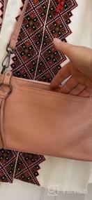 img 6 attached to Small Leather Crossbody Bag: Lecxci Zipper Clutch Purse For Women'S Phone, Shoulder & Wristlet Wallet