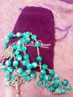 img 1 attached to 🔹 Catholic Miraculous Turquoise Jewelry for Boys at Nazareth Store review by Antonio Cummings