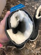 img 1 attached to Ahannie Kids Boys Girls Snow Boots: High-Performance Winter Footwear with Insulation for Toddler/Little Kid review by Dave Seawell