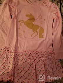 img 8 attached to Яркие хлопковые платья с цветочным и животным принтом для девочек 3-8 лет - JUXINSU