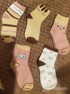 img 1 attached to 🧦 Cozi Foot Little Big Girls Socks: 5 Pairs of Soft Cotton Crew Socks for Cute and Comfortable Kids' Feet review by Julia Stringer