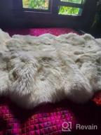 img 1 attached to Luxury New Zealand Sheepskin Rug: Soft Fur For Bedroom, Living Room & Motorcycle Seat Cover review by Pam Hansen