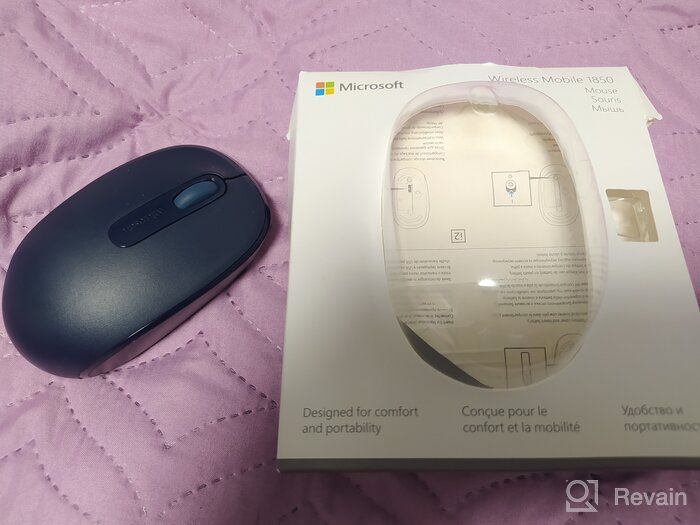 img 1 attached to 🖱️ Optimized for Search: Microsoft 1850 Black Wireless Mobile Mouse (U7Z-00001) review by Somsak Pasalae ᠌