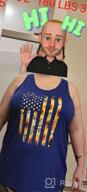 img 1 attached to 4Th Of July American Flag Print Tank Top For Women - Ferrtye Womens Sunflower Sleeveless Loose Fit Summer Shirt review by Tim Ross