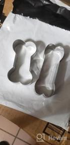 img 5 attached to IHUIXINHE 2Packs Silicone Dog Paw Mold And 3 Packs Stainless Steel Bone Cookie Cutter, Dog Bone Biscuit Cookie For Homemade Treats And Cat Animal Paw Ice Candy Chocolate Baking Mold