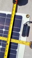 img 1 attached to Renogy Flexible Solar Panel 100 Watt 12 Volt Monocrystalline Semi-Flexible Bendable Mono Off-Grid Charger For Marine RV Cabin Van Car Uneven Surfaces review by Nicole Mcleod