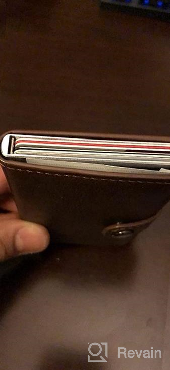 img 1 attached to 💳 Ultimate Protection Wallet: Credit Leather Blocking with High Capacity Aluminum for Men's Accessories review by Robert Capers