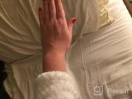 img 1 attached to Women'S Plush Fleece Robe Long Sleeve Jacquard Bathrobe Sleepyheads review by Sharmake Shuram