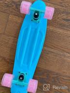 img 1 attached to Cruiser Skateboard for Girls Kids Ages 6-12, Complete 22 Inch Mini Standard Skateboard review by Joe Vazquez