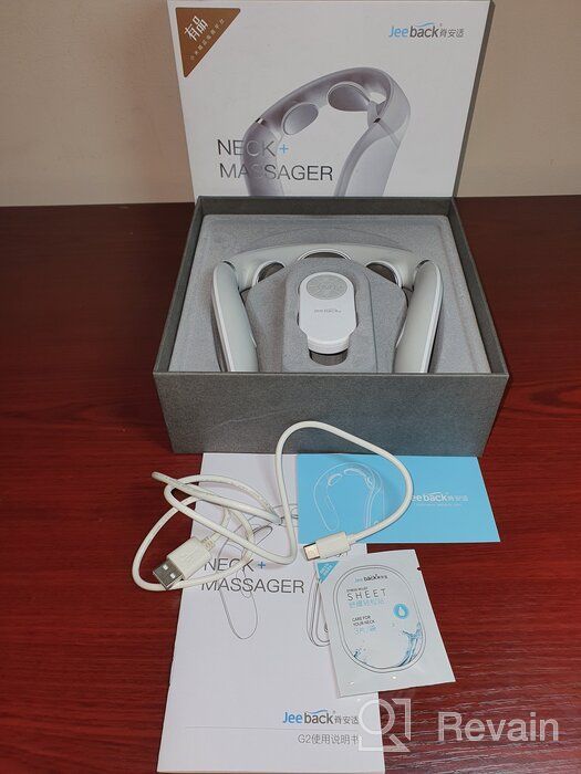 img 3 attached to Electric neck massager Xiaomi Jeeback Neck Massager G2, white review by Agata Michalak ᠌