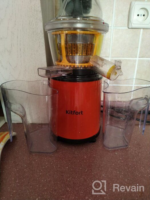 img 2 attached to Auger juicer Kitfort KT-1102-2, burgundy review by Danuta Kowalczyk ᠌