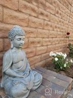 img 1 attached to Experience Zen: Kante 25.6" Lightweight Buddha Statue For Indoor And Outdoor Meditation review by Jared Barit