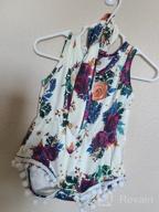 img 1 attached to Adorable Sleeveless Floral Jumpsuit For Baby Girls - Perfect For Summer! review by Jessica Wood