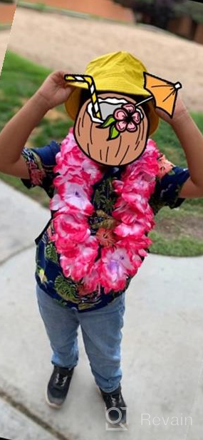 img 1 attached to 🌺 Hawaiian Flamingo Paradise: Boys' Clothing Tops, Tees & Shirts for Scenic Holiday Vibes review by Steven Asthana