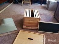 img 1 attached to Wax Coated Langstroth Medium/Super Box With Frames And Foundation: Ideal For Beekeeping (8-Frames) review by Chris Sweeton