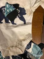 img 1 attached to Adorable HKALL Baby Bear Letter Print Romper Set for Newborns - Perfect for Fall/Winter Outfits! review by Antonio Parson