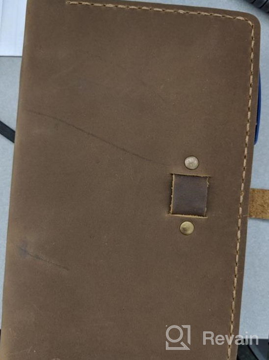 img 1 attached to Refillable Genuine Leather Journal: Handmade Vintage Organizer Notebook For Men And Women review by Daionte Simpson