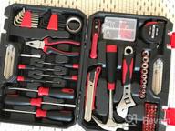 img 1 attached to Complete Home Repair Tool Set - Eastvolt 128-Piece Tool Set With Storage Toolbox review by Gary Morris