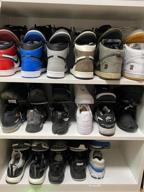 img 1 attached to Space-Saving Shoe Organizer For Closet - Neprock Shoe Storage Slots Rack For Closet Organization (20-Pack, Grey) - Organizador De Zapatos review by Mike Morris
