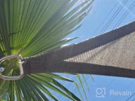 картинка 1 прикреплена к отзыву SUNLAX Sun Shade Sail, 10'X13' Grey Rectangle Canopy Shades For Outdoor Patio Pergola Cover Sunshade Sails UV Blocking Canovas Covers от Mike Cox