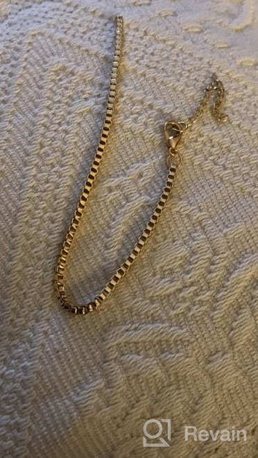 img 1 attached to 💍 Gold Chain Bracelets Set for Women: 9 Pieces of Adjustable Fashion Paperclip, Italian Cuban, Chunky Flat Cable and Beaded Link Jewelry – Perfect Gift for Women and Girls. review by Julie Purvis