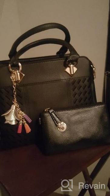 img 1 attached to Stylish Charmore Women'S Handbags: Elegant Satchels, Totes & Shoulder Bags For Every Occasion review by Sam Bell