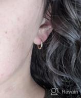 картинка 1 прикреплена к отзыву Micuco Small Huggie Hoop Earrings For Women Tiny Cartilage Hoop Earrings For Men 6Mm/8Mm/10Mm 14K Gold Helix Daith Tragus Ear Hugging Hoop Earrings White Gold Sleeper Earrings Hypoallergenic от Tom Lawson