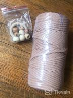 img 1 attached to Get Creative With ZUEXT'S 4Mm Macrame Cotton Cord - 547Yds Of Handmade White Braided Rope For DIY Dream Catchers, Wall Hangings & More! review by Heather Hernandez