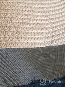 img 5 attached to Защищайтесь стильно с нашими летними пляжными шляпами от солнца с широкими полями для женщин - сертифицировано UPF 50+ и удобно для путешествий!