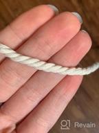 img 1 attached to 3Mm X 220Yd Macrame Cord - 100% Natural Cotton Rope For Handmade Plant Hanger Crafts review by Scott Kalinowski