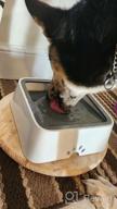img 1 attached to Spill-Free 2L Pet Water Dispenser For Travel: URPOWER Large Capacity Dog And Cat Water Bowl With Slow Water Feeder And Eco-Friendly Material review by James Edwards