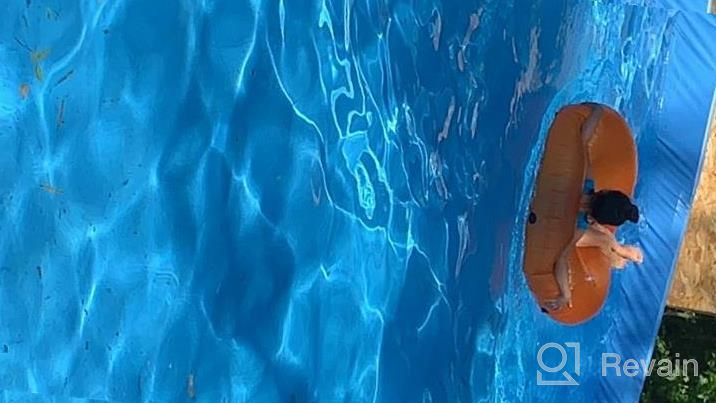 img 1 attached to Upgrade Your Steel Above-Ground Pool With Smartline Sunlight 27-Foot Round Liner: 20 Gauge Virgin Vinyl, Overlap Style, Up To 54-Inch Wall Height review by Gage Lawson