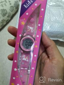img 6 attached to Girls' Waterproof Cartoon Digital Sports Watches