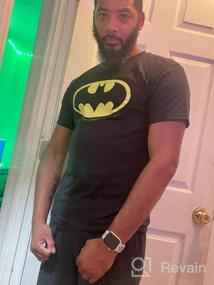 img 4 attached to DC Comics Batman Basic T Shirt - Essential Men's Clothing for Superhero Fans!