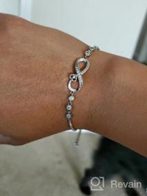 img 6 attached to Infinity Love Bracelets: Perfect Birthday & Valentines Day Gifts For Women & Girls