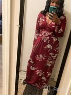 img 1 attached to Stylish And Comfortable Long Sleeve Maxi Dress With Pockets For Women By AUSELILY review by James Mangum