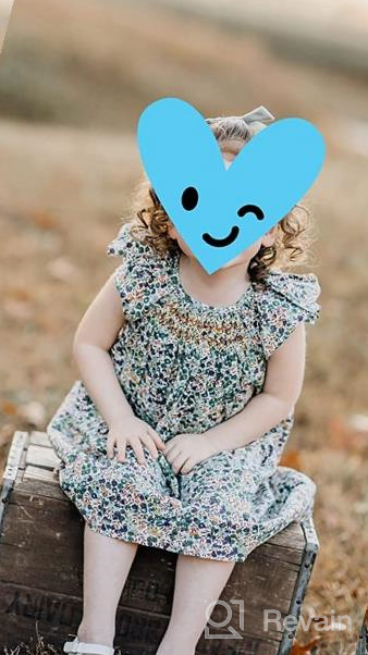 img 1 attached to Simplee kids Baby Girls Summer Casual Dresses | Toddler Floral Print Sundress | Princess Dress review by Jim Plump